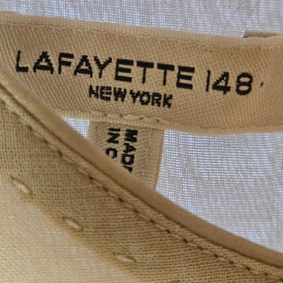 LAFAYETTE 148 Women's Wool & Silk Blend Lined Sleeveless Blouse Small - Picture 5 of 11